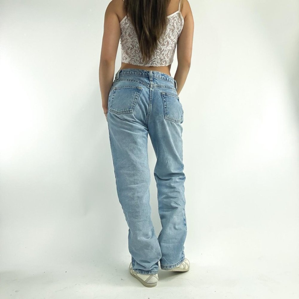 90s rare  low waisted bass & co. vintage jeans - Picture 2 of 5